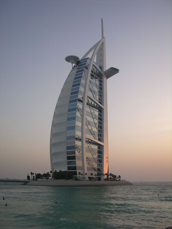 Dubai 07 Burj Al Arab 26 Just Before Sunset From Jumeirah Beach Hotel